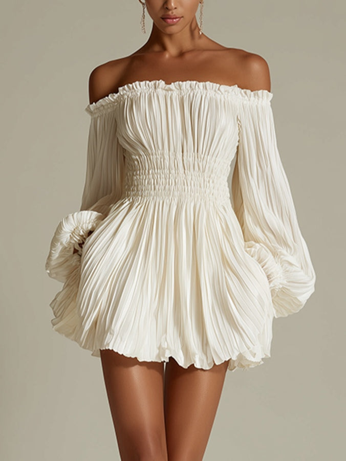 Candide – Schulterfreies Minikleid