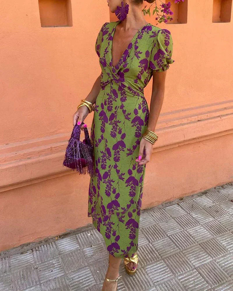 Lieke™ | Buntes Sommer Print Kleid