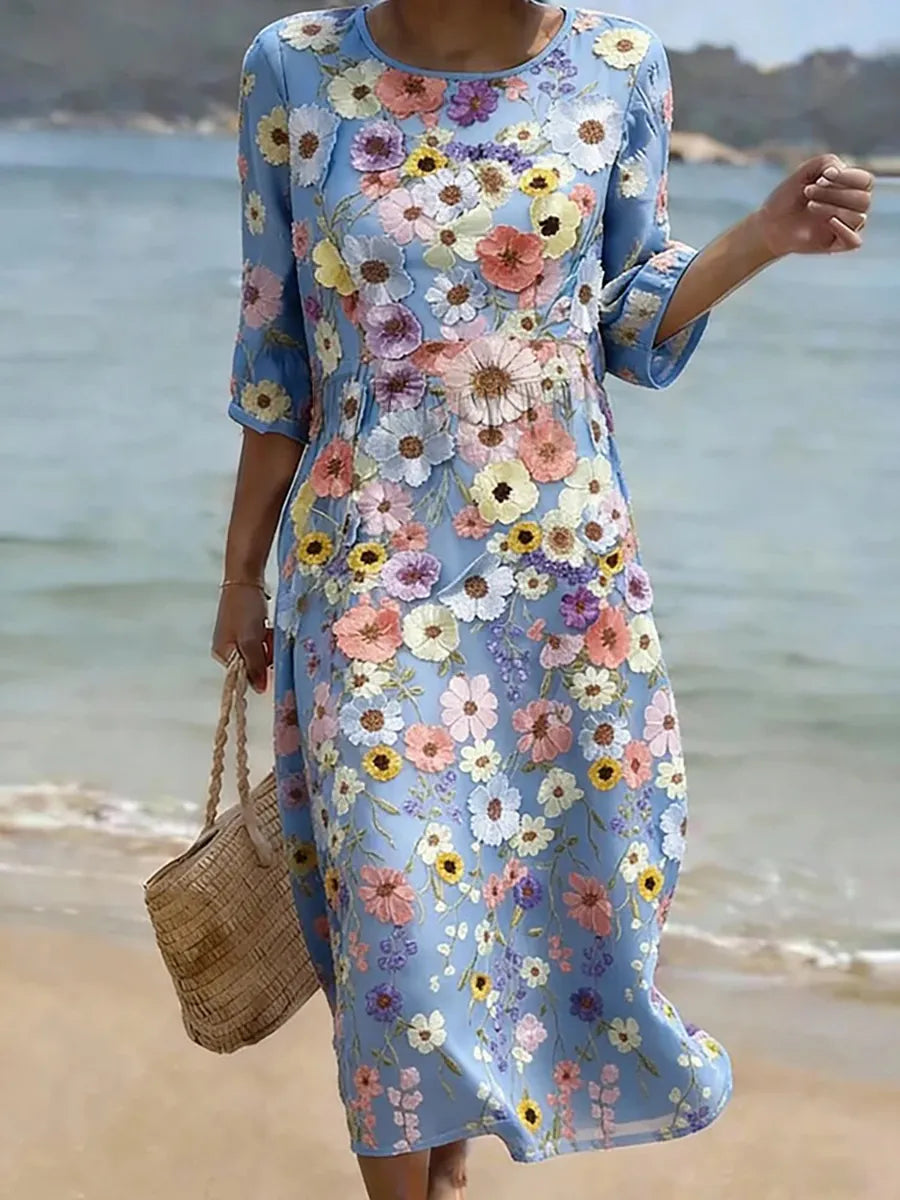 Melissa | Bequemes & elegantes Kleid in mittlerer Länge