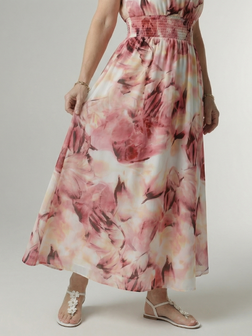 Sylin | Midikleid mit tiefem Ausschnitt und Neckholder