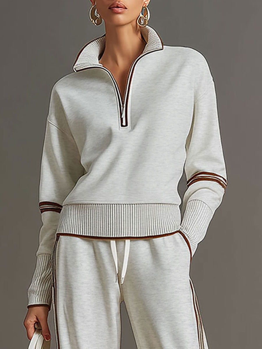 Marietta – Bluse und Hose mit weiten Beinen