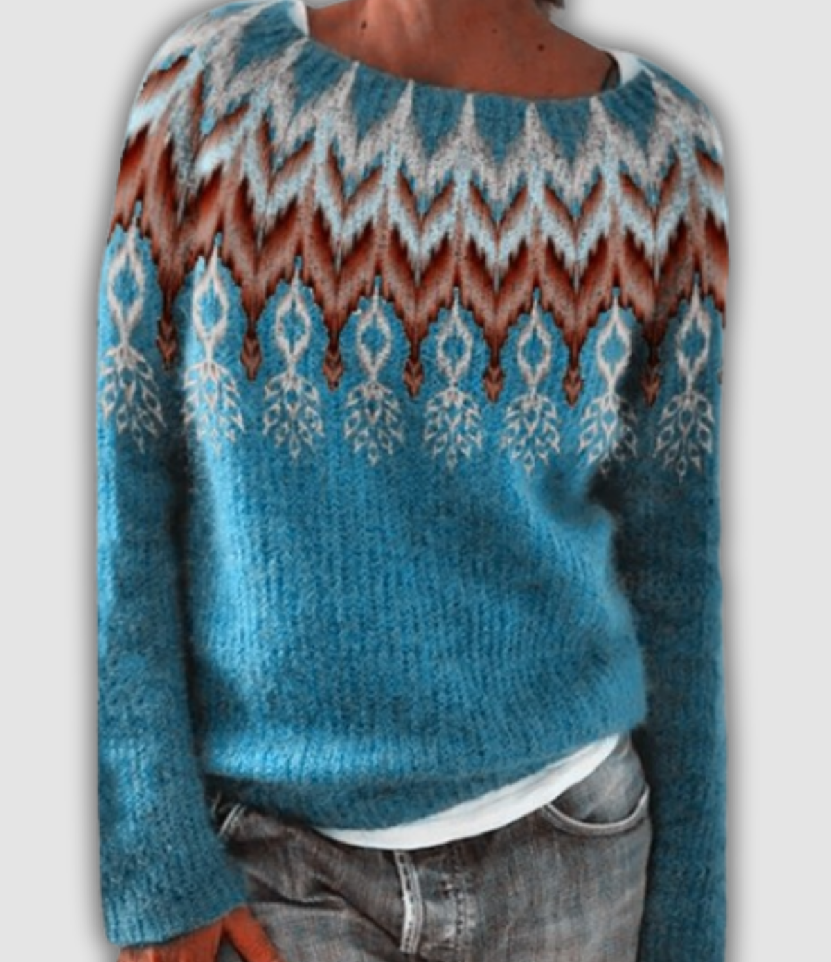 Linora Nordic | Nordischer Retro-Pullover