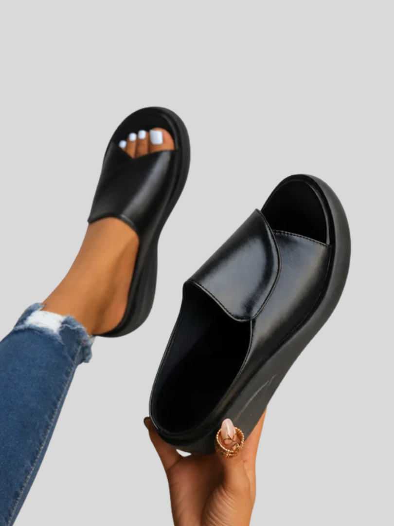 Eliza™ – Orthopädische Keilabsatz-Slipper