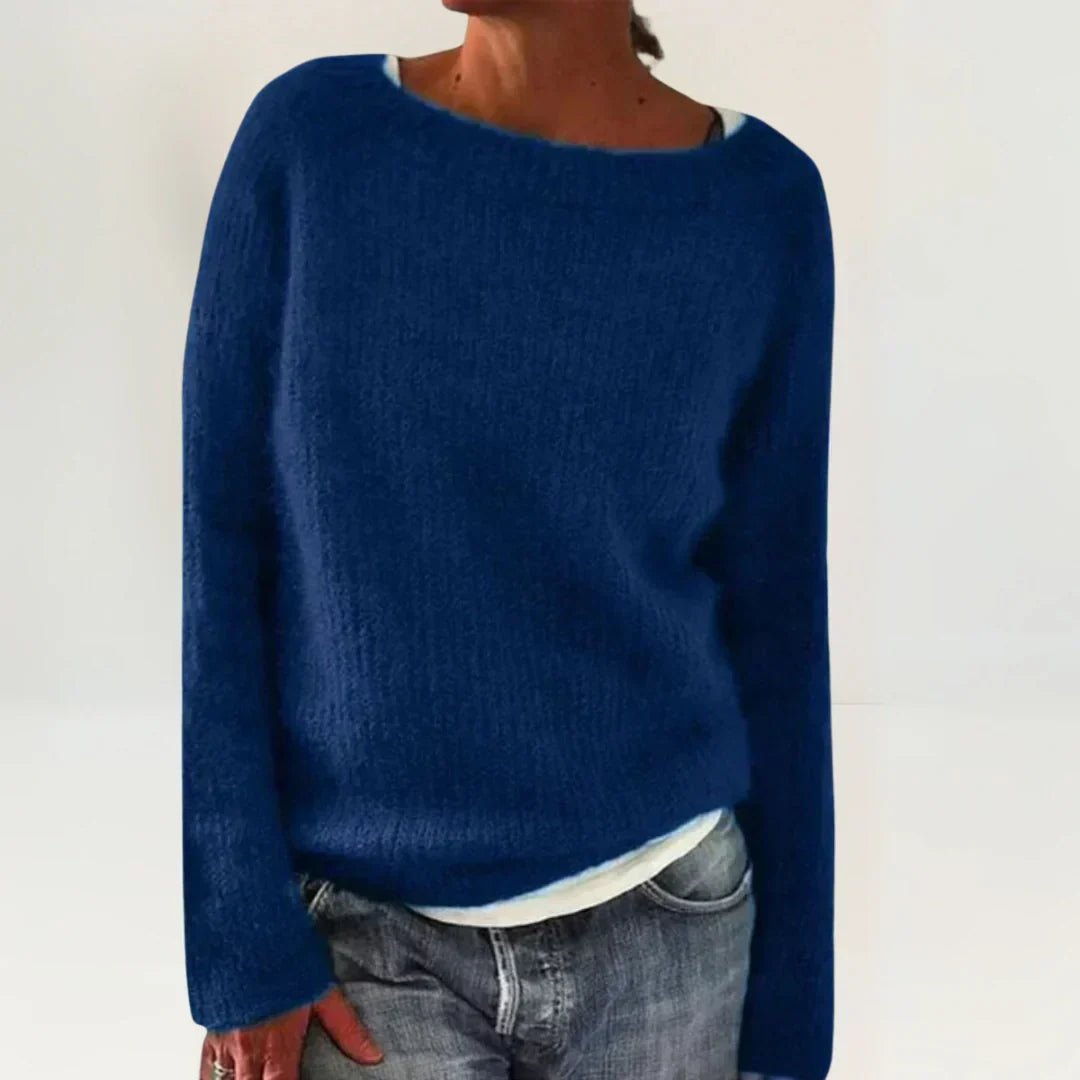 Suzy | Kuscheliger Pullover – Blau