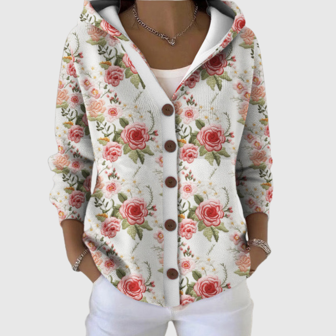 Cesarina | Strickjacke mit Kapuze
