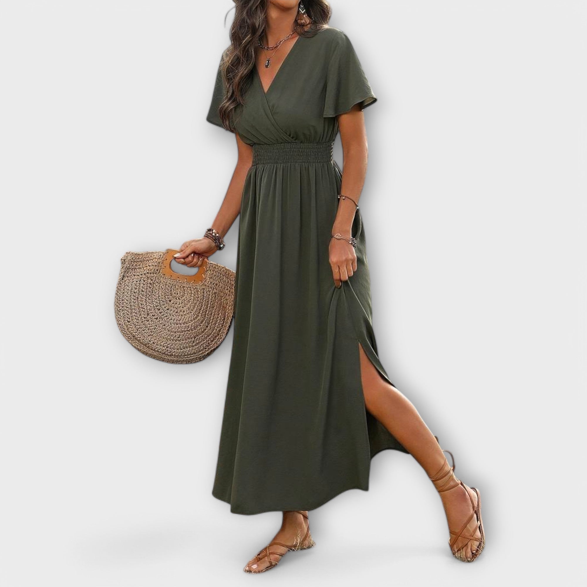 Lily™ | Elegantes Kleid mit Ärmeln