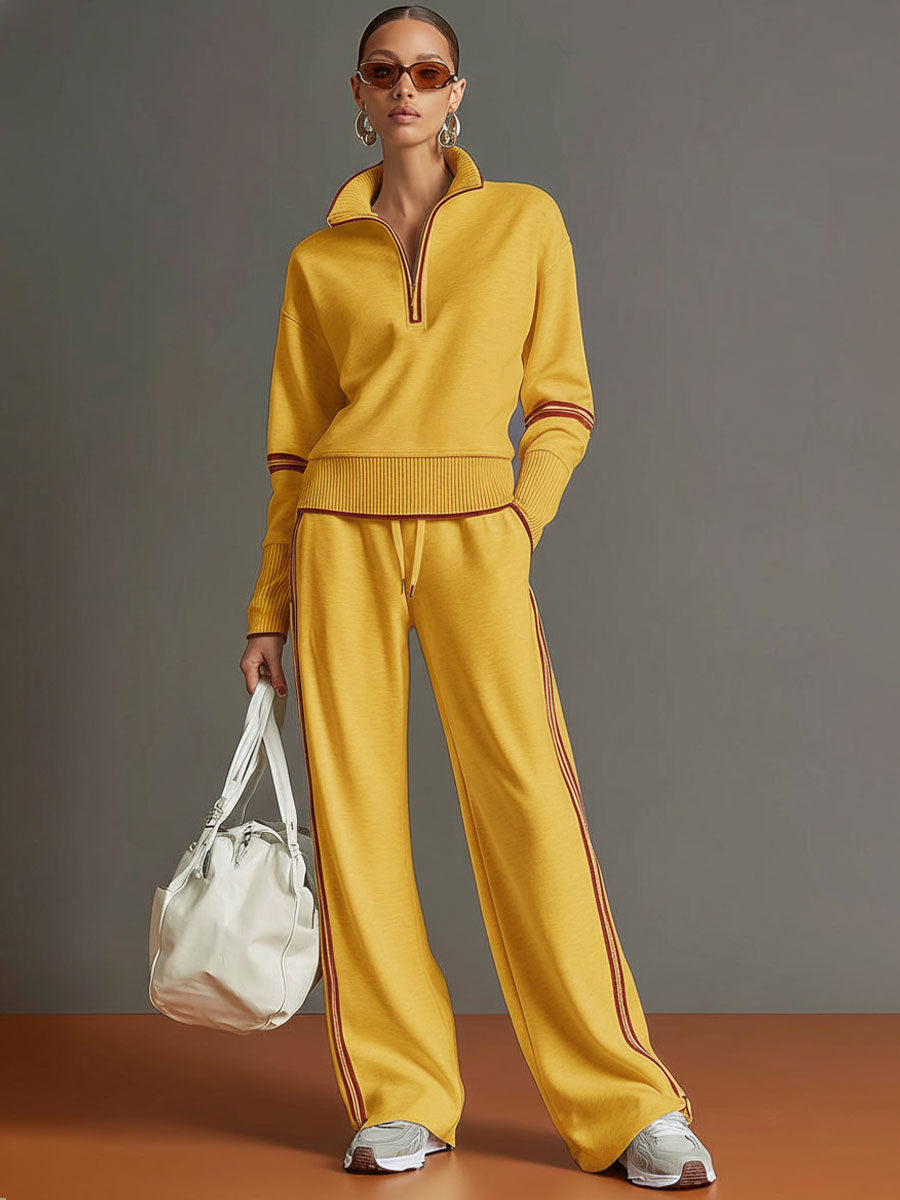 Marietta | Bluse und Hose mit weitem Bein