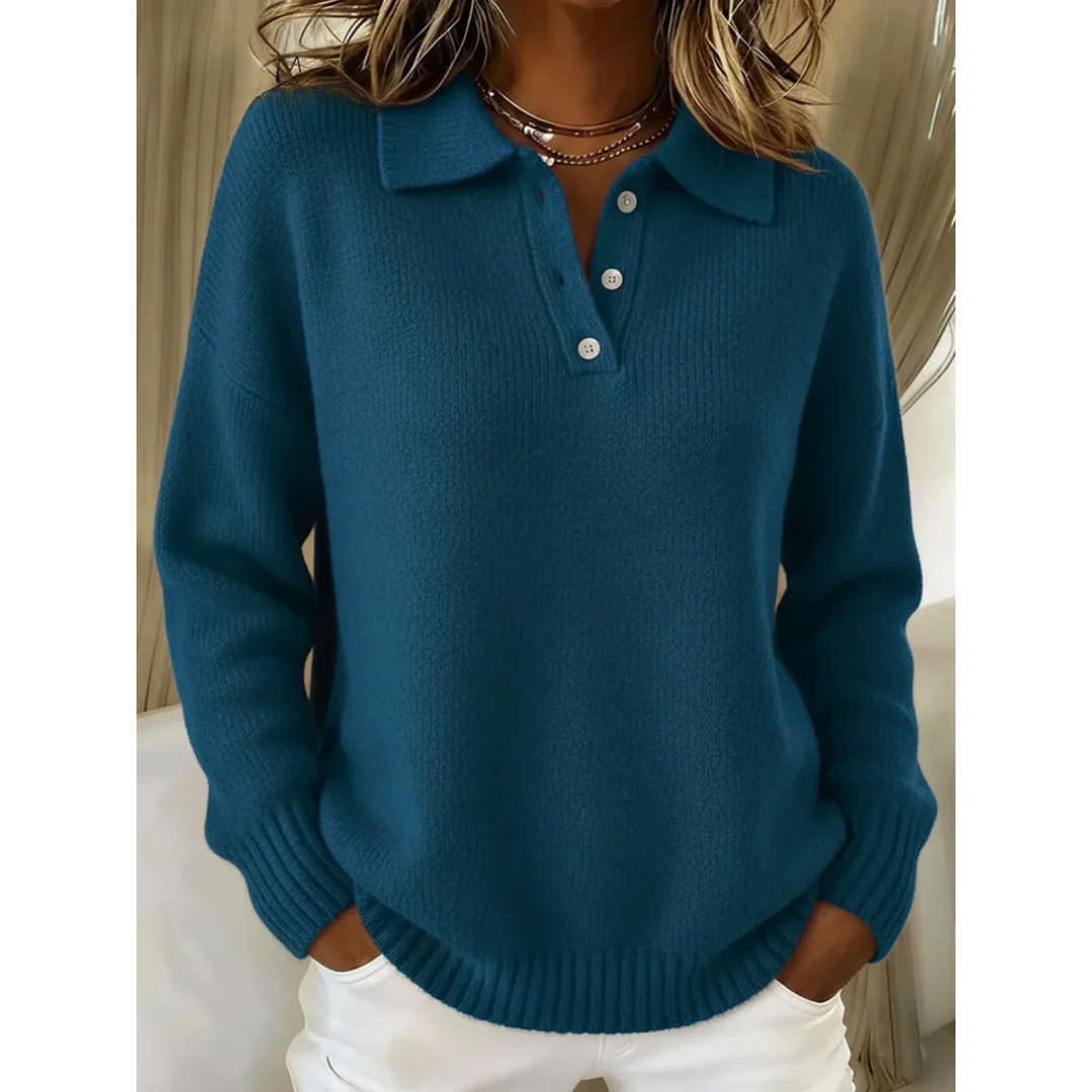 Marina | Weicher Polopullover