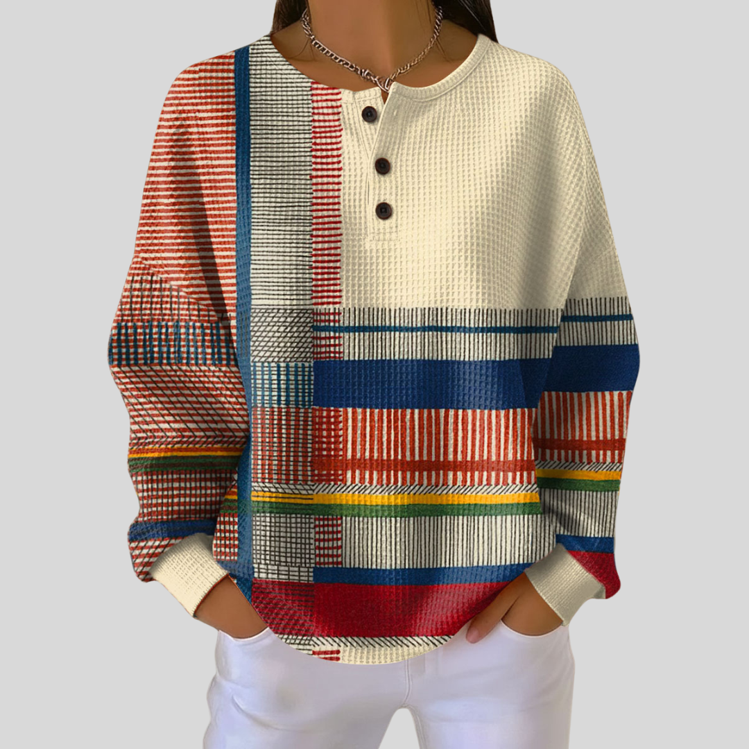 Tindra™ | Henley-Sweatshirt