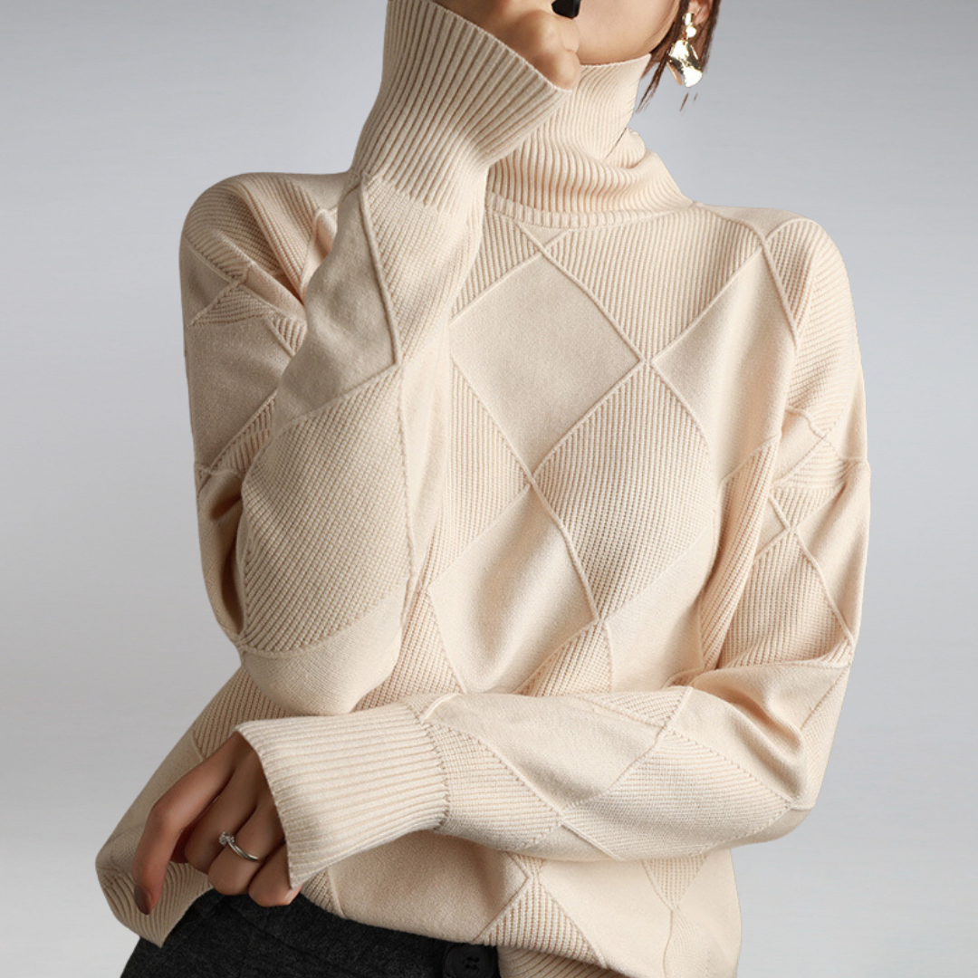 Amalia - Rollkragenpullover aus weichem Kaschmir