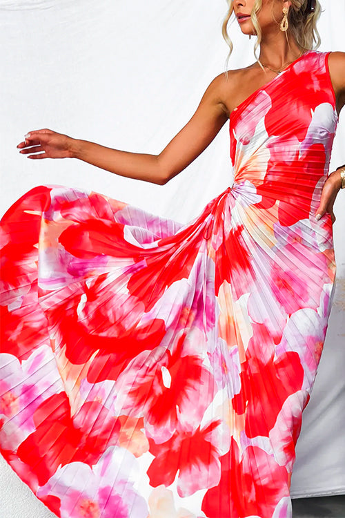 Adeline™ | Vibrierendes Tropisches Abendkleid