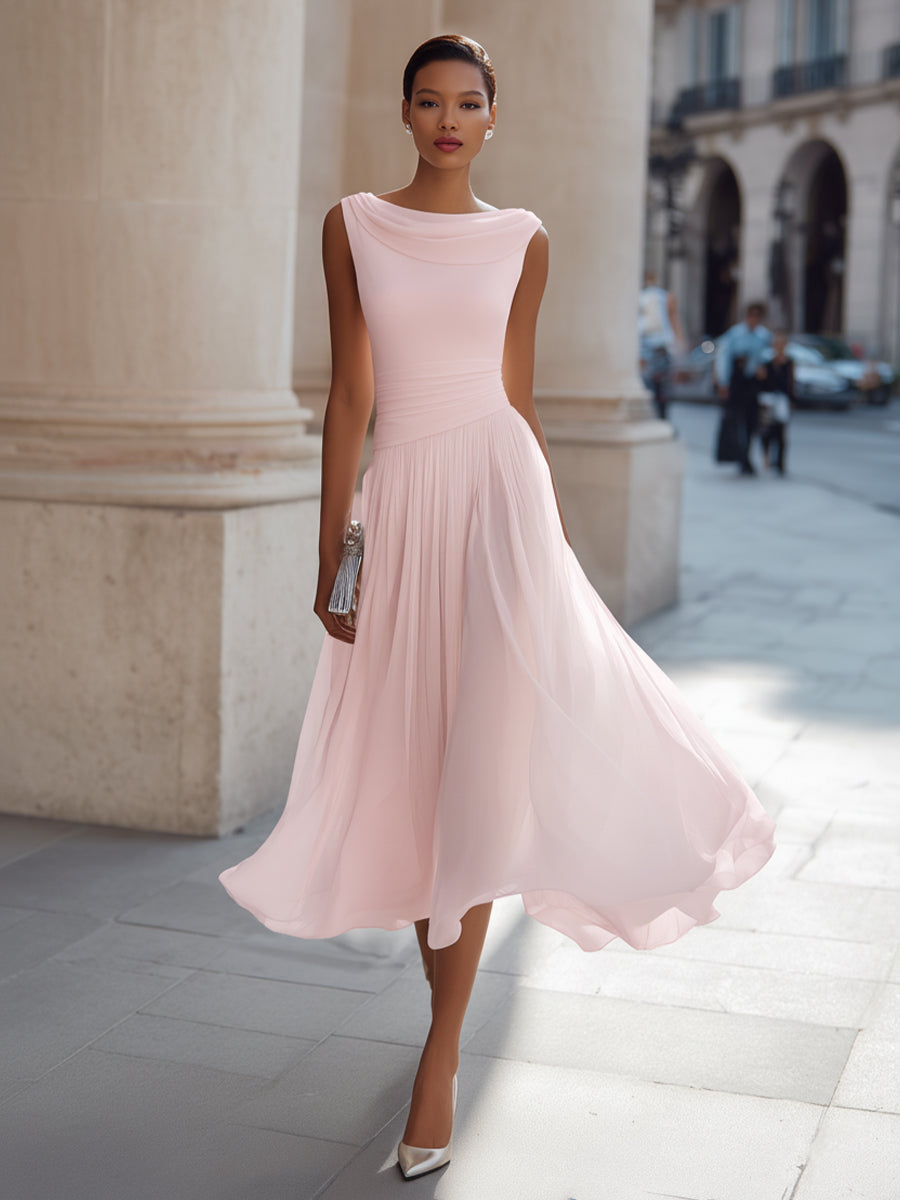 Mirella | Elegantes Plissee-Midikleid