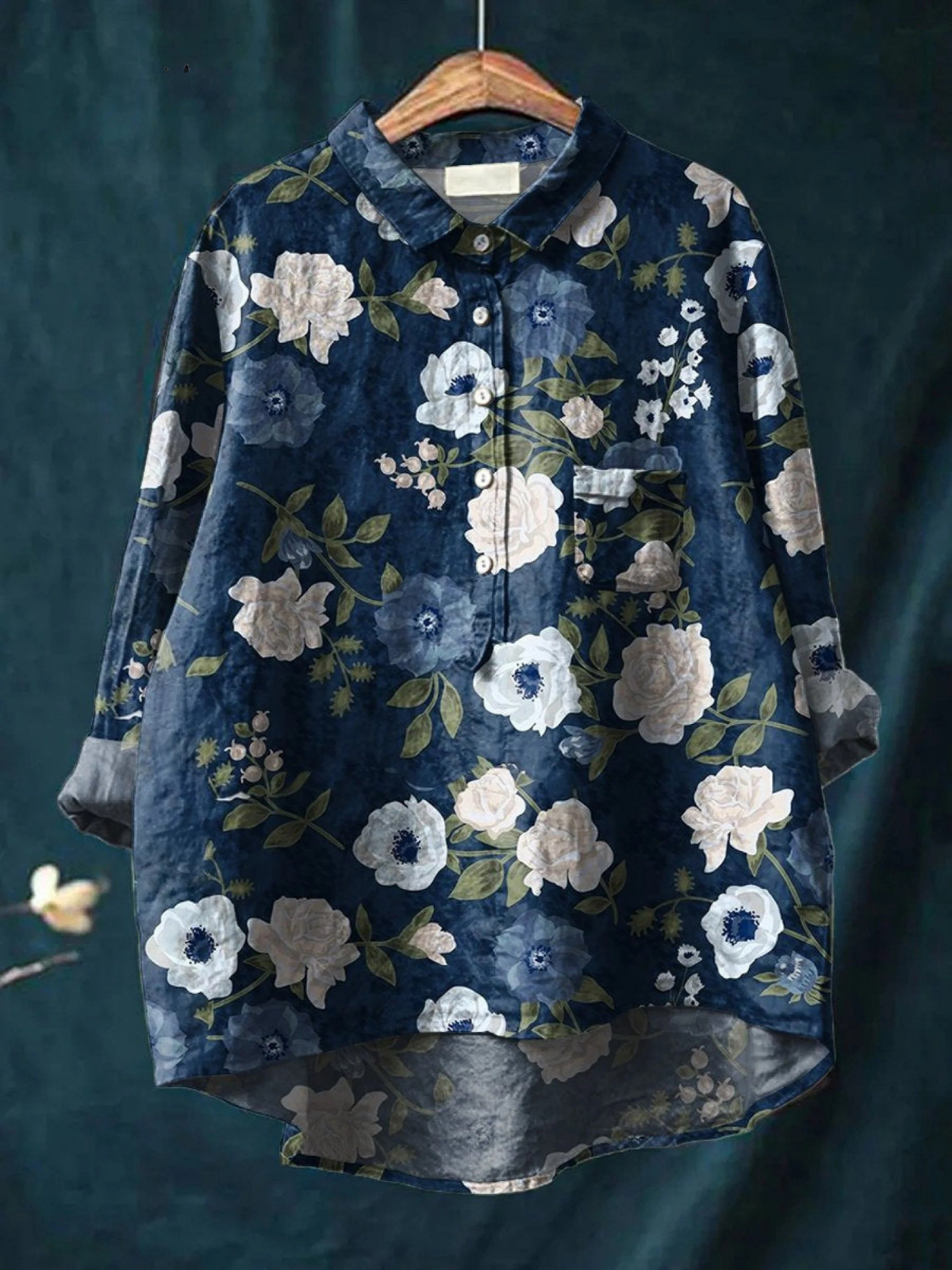 Lauren | Luftige Bluse mit Blumen