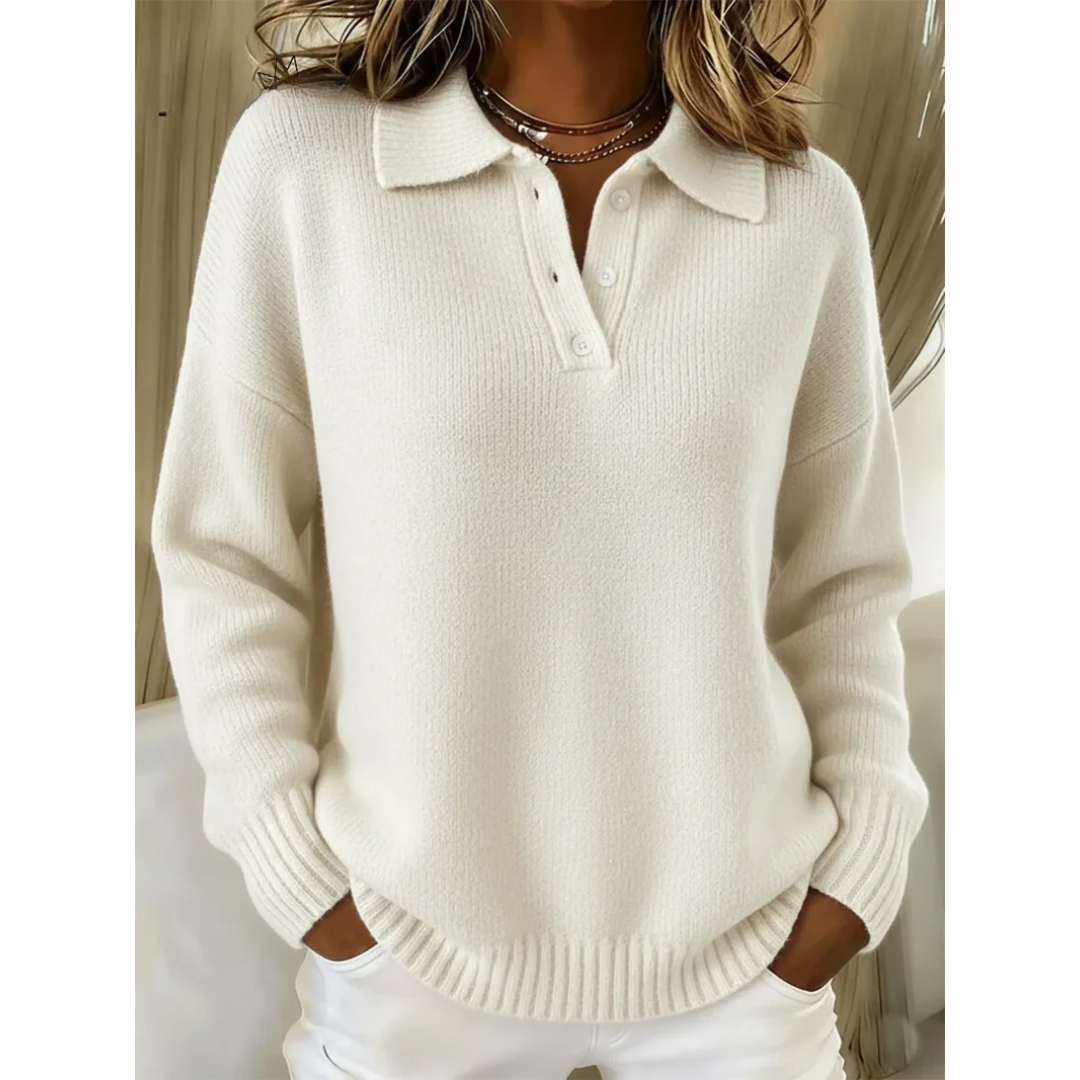 Marina | Weicher Polopullover