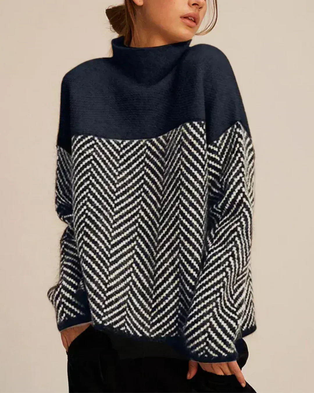 Clarisse - Rollkragenpullover aus Baumwolle