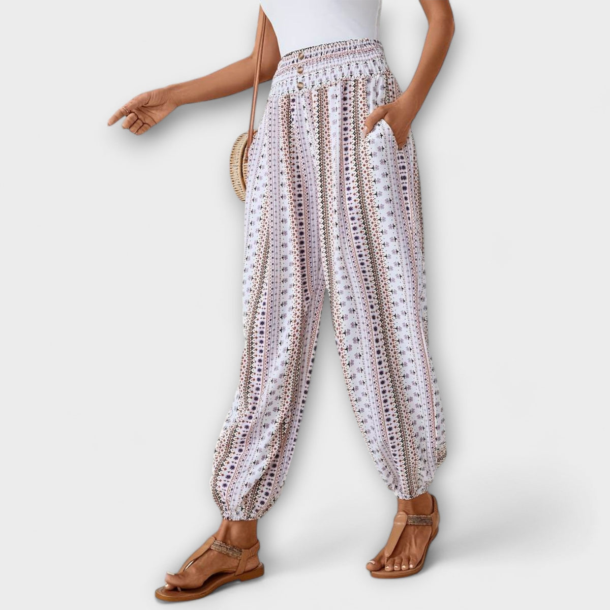 Gwen™ - Hose mit ethnischem Muster