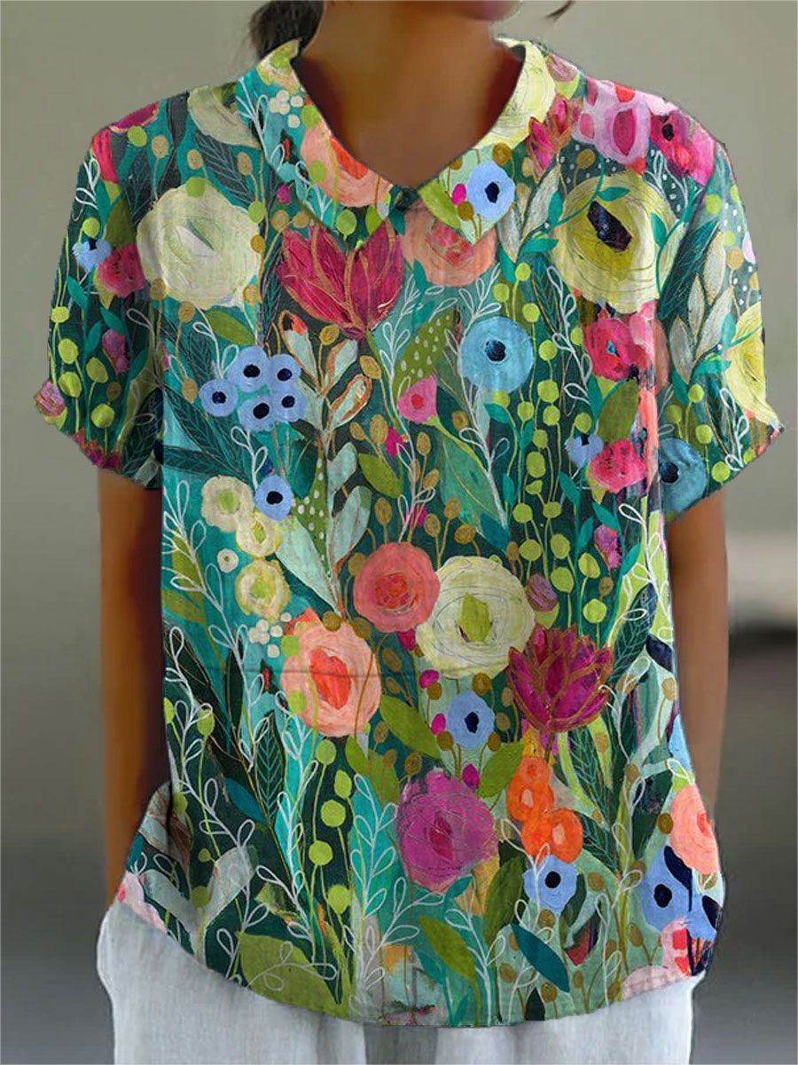 Gänseblümchen | Watercolor Floral Shirt