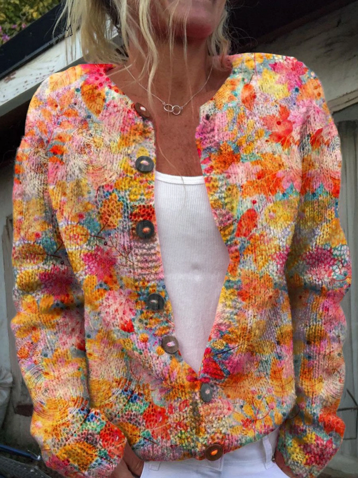 Helena™ | Vintage-Strickcardigan