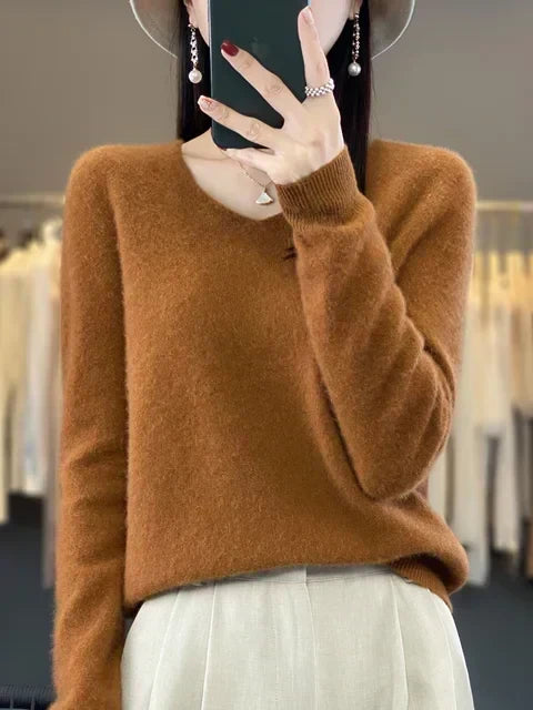 Abi™ Locker gestrickter Pullover