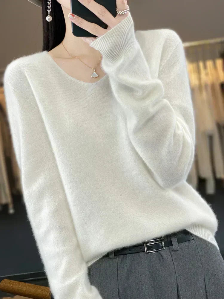 Abi™ Locker gestrickter Pullover