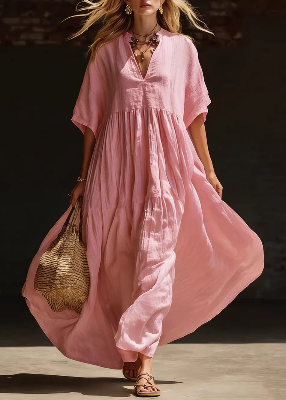 Alma | Luftiges Maxikleid