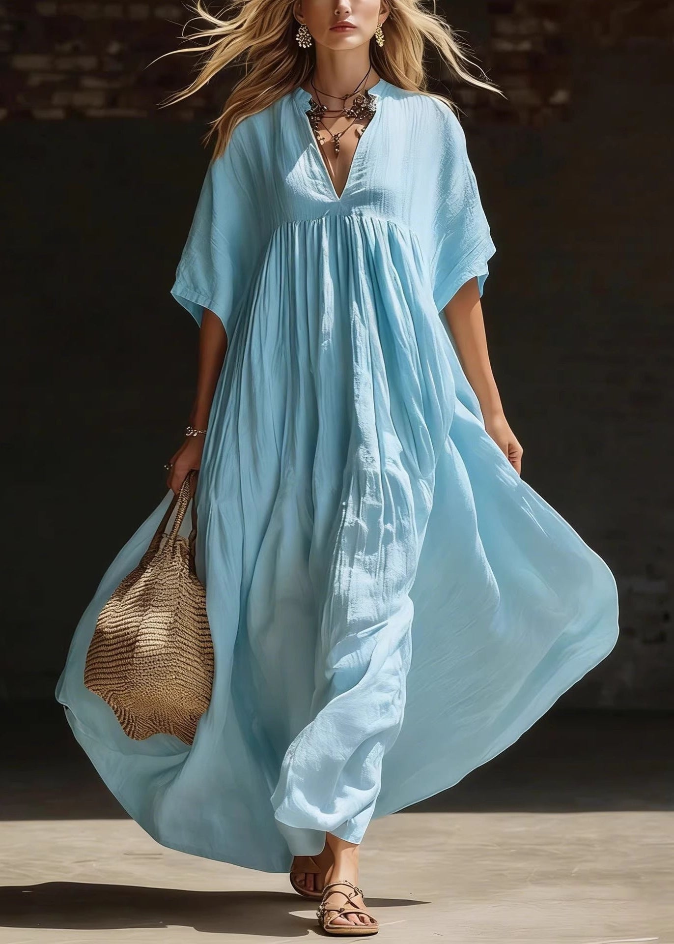 Alma | Luftiges Maxikleid