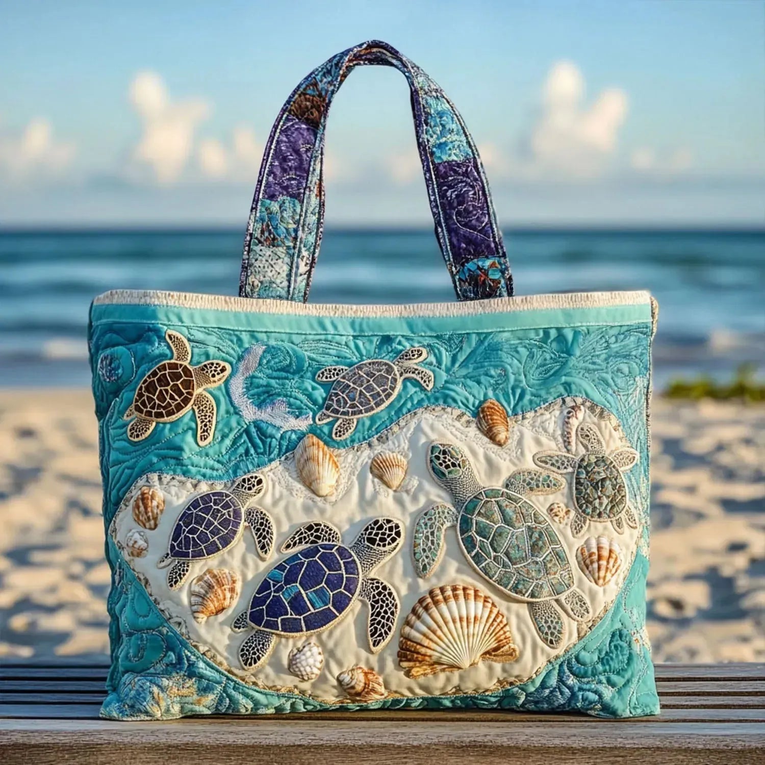 Handgefertigte Tasche - Amour de Tortues