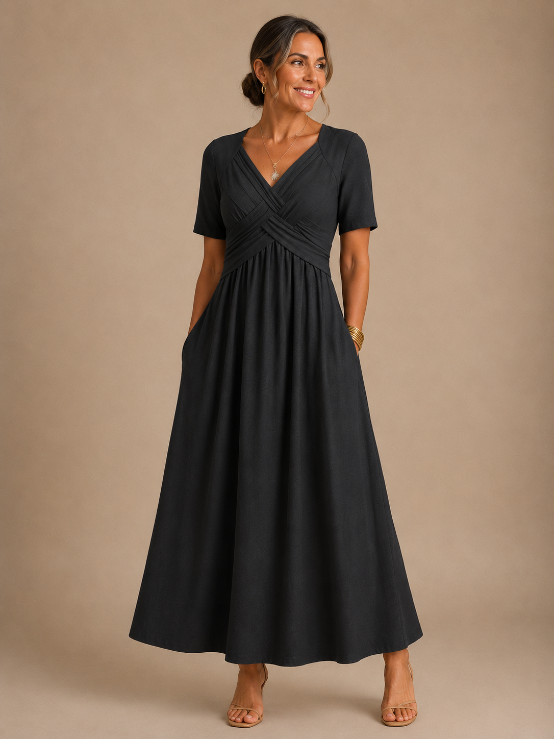 Angeli™ | Elegantes Midikleid