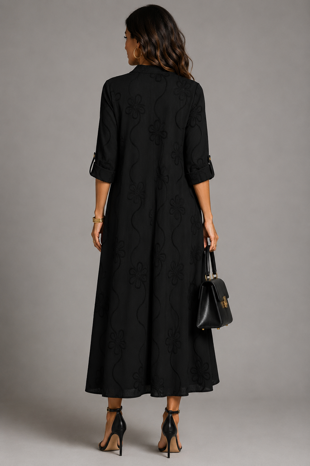 Ambre | Figurumschmeichelndes geblümtes Sommerkleid