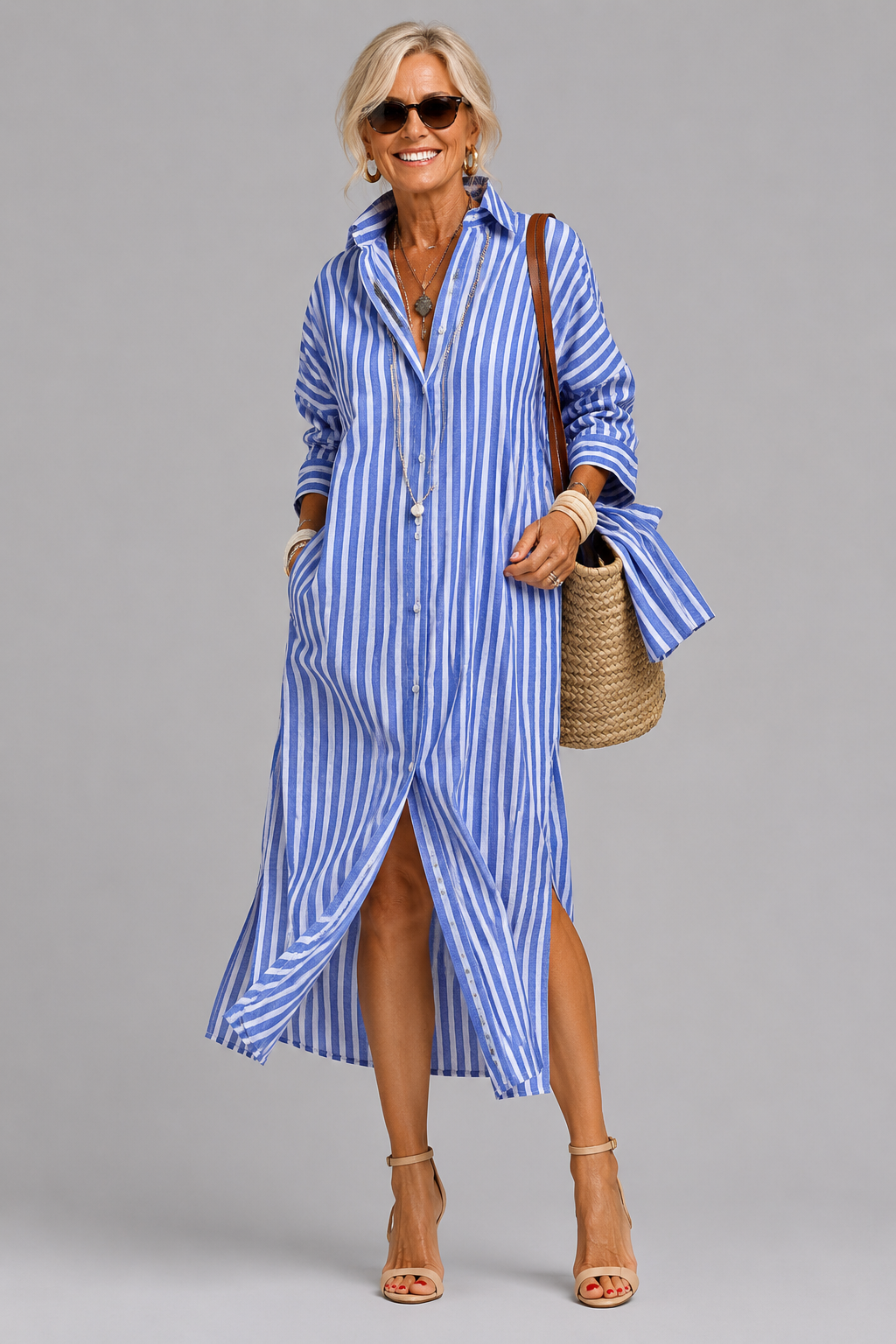 Claire | Elegantes knitterfreies Kleid