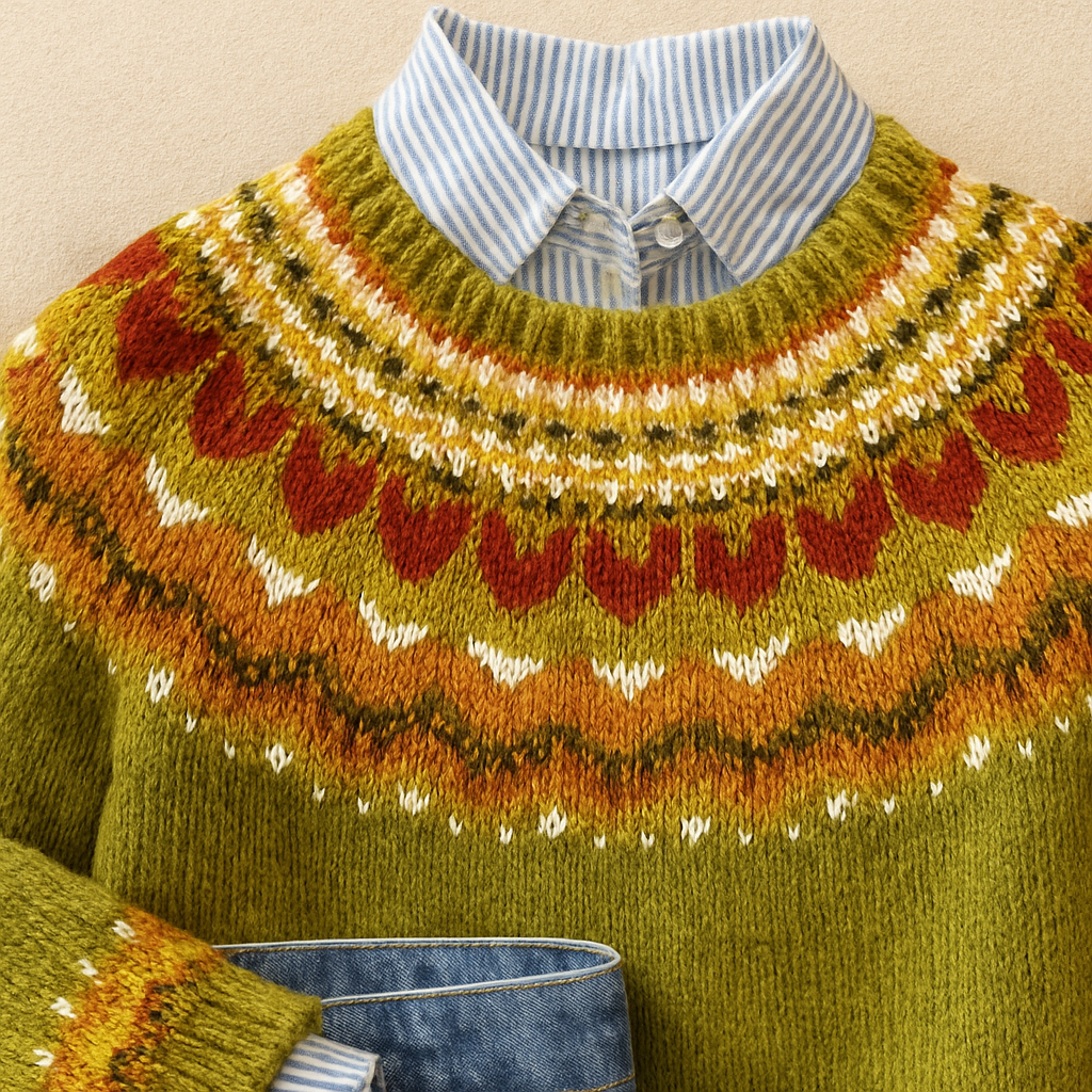 Ardent™ | Klassischer Vintage-Strickpullover