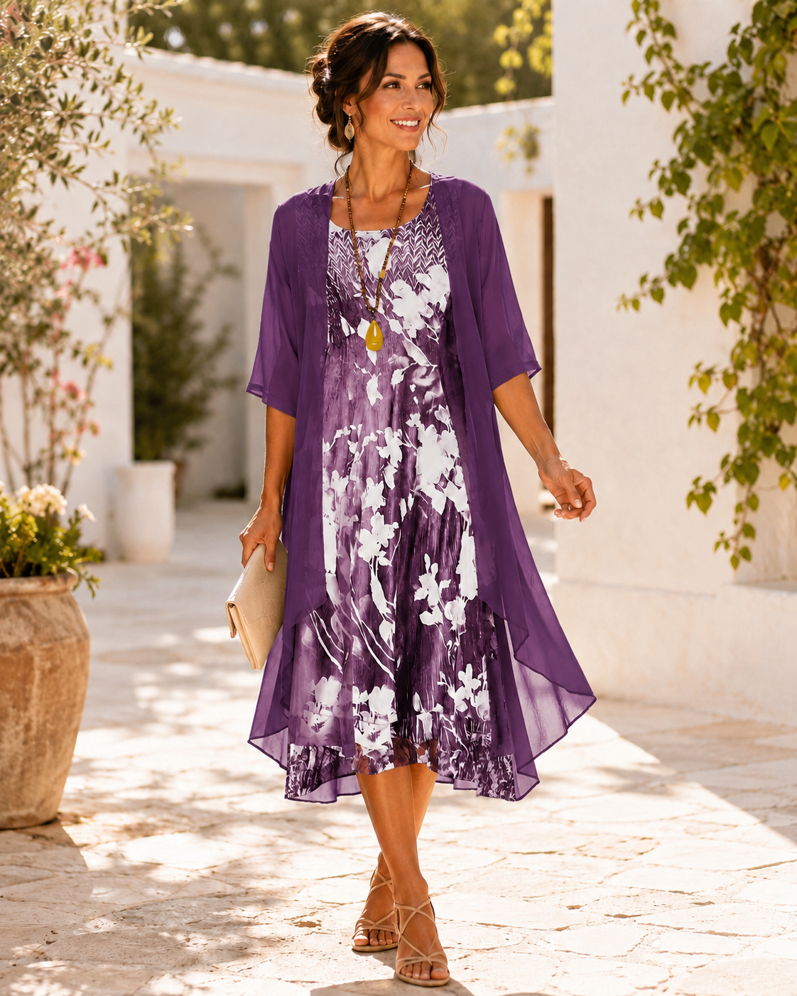 Olivia | Luftiges zweilagiges Kleid