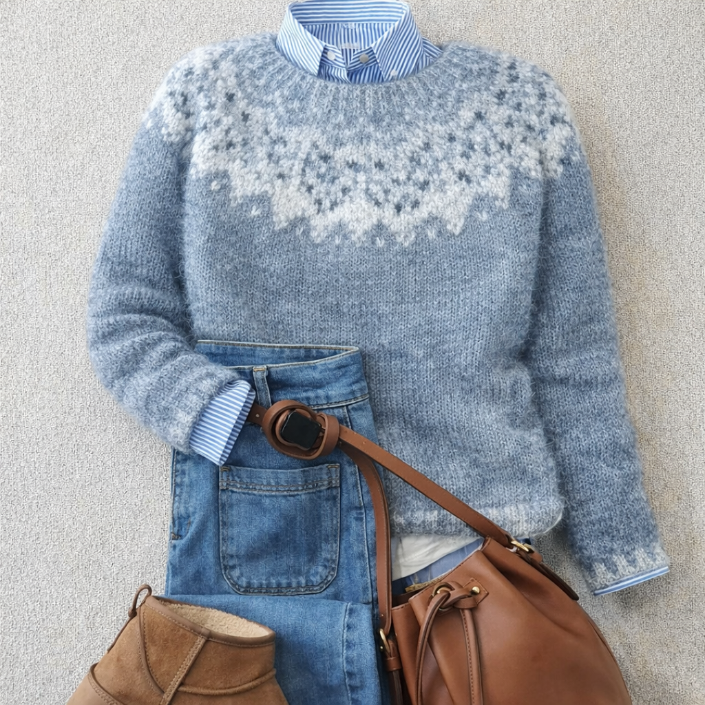 Sarah™ | Strickpullover im nordischen Stil