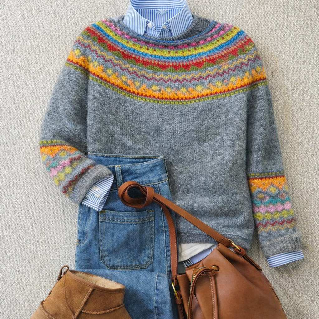 Emily™ | Strickpullover im nordischen Stil
