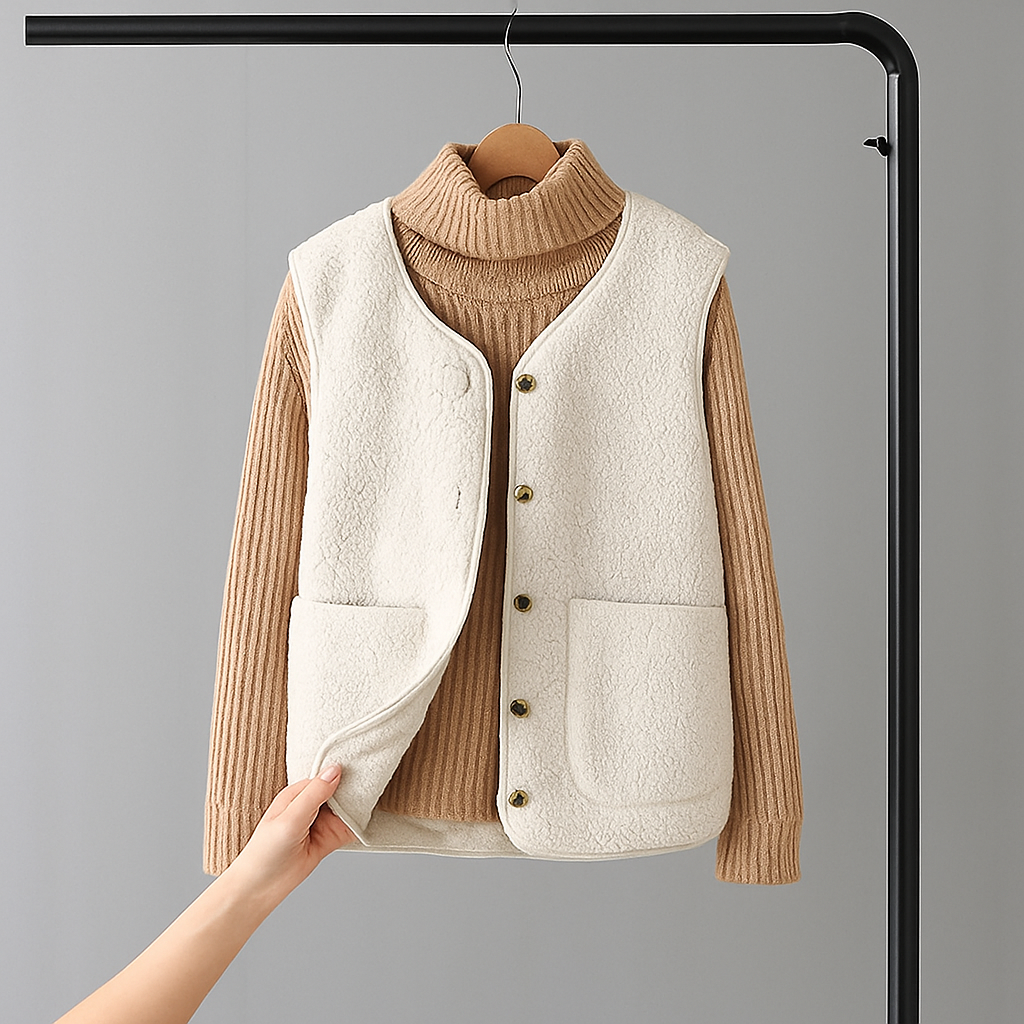 Gae™ Weicher ärmelloser Cardigan