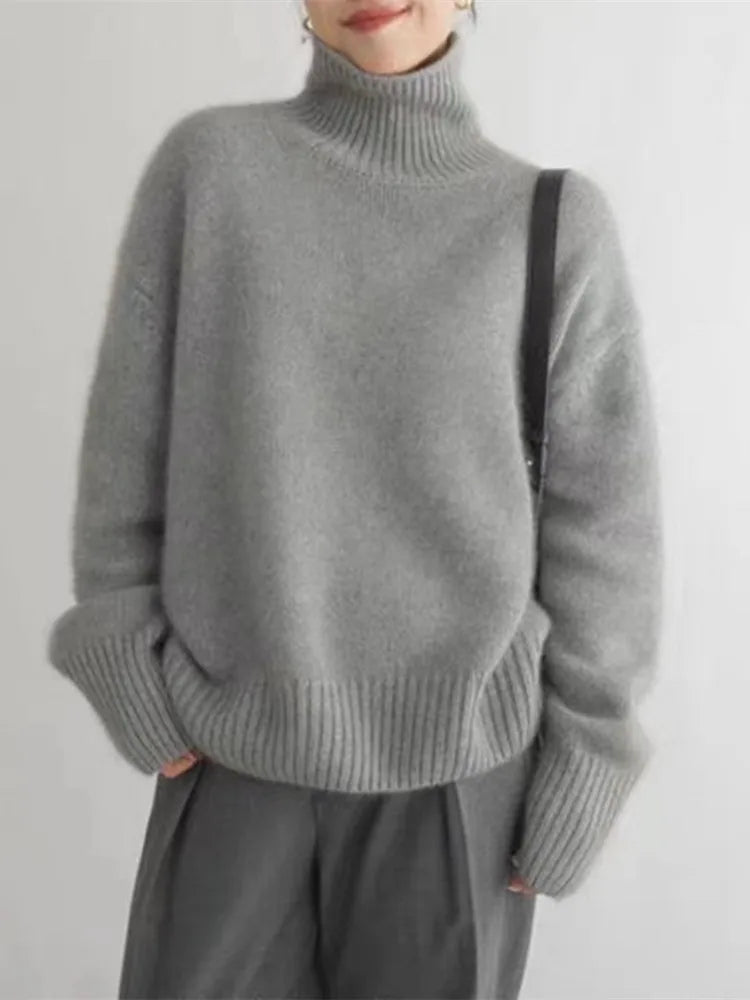 Selene - Luxuriöser Rollkragenpullover