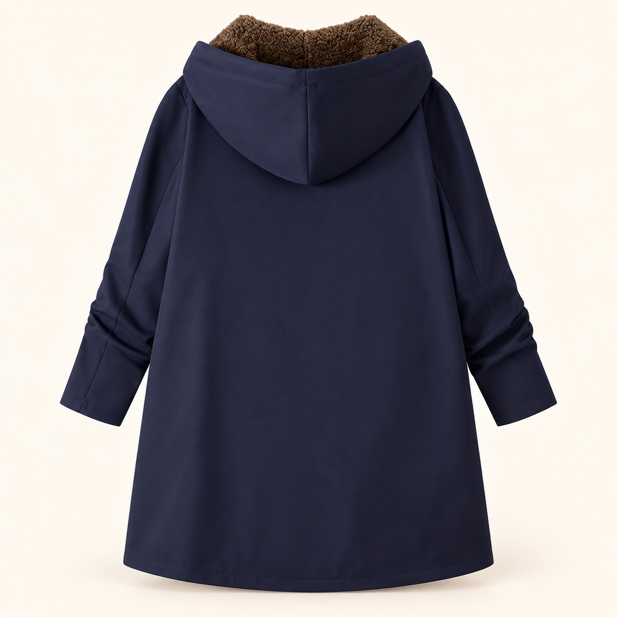 Evelyn | Warmer Kapuzenmantel mit weichem Sherpa-Futter