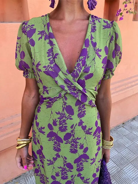 Lieke™ | Buntes Sommer Print Kleid
