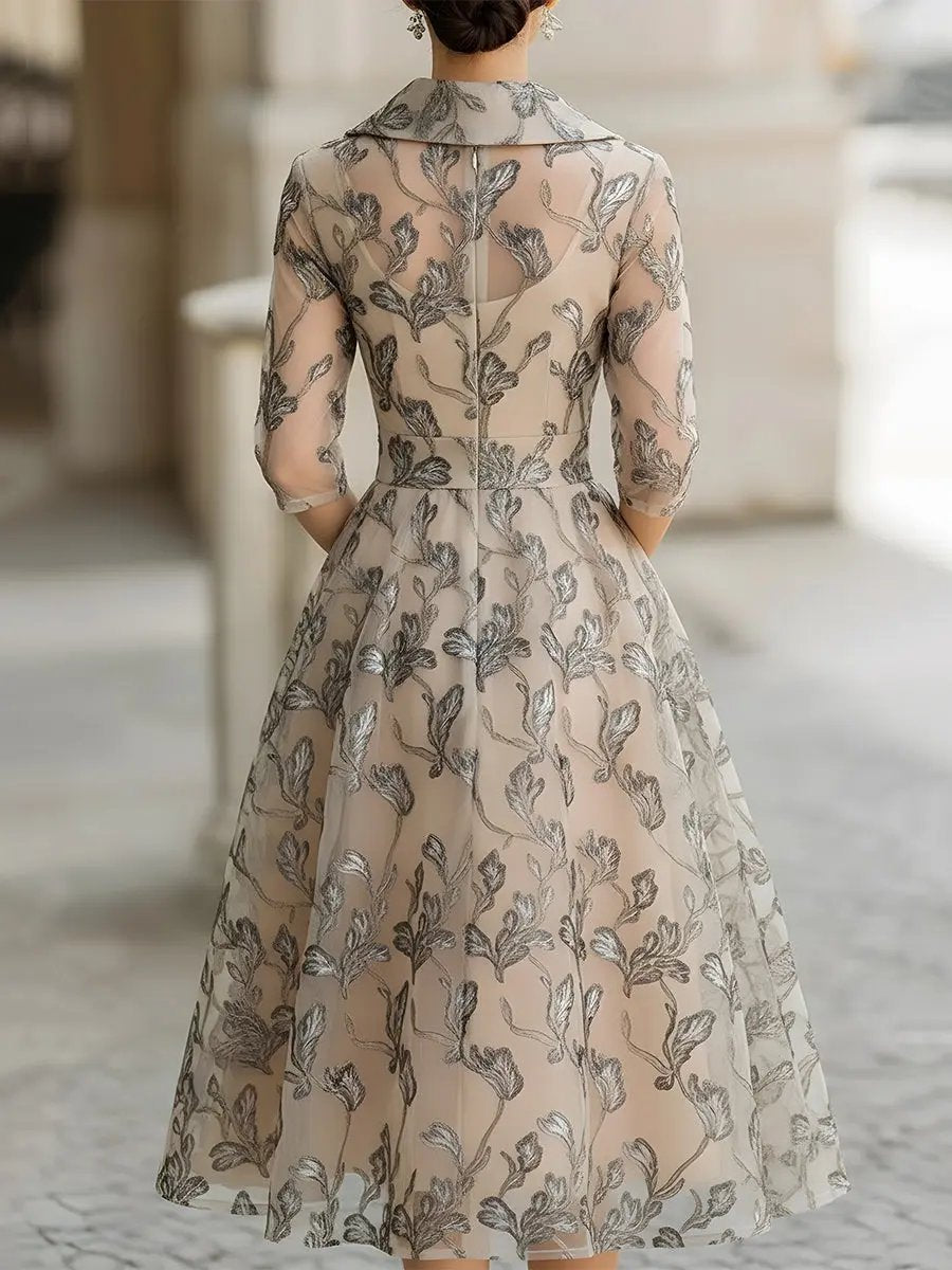 Marceline - Klassisches anmutiges Kleid