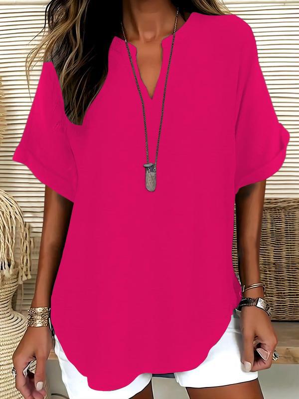 Mara™ – Luftige V-Ausschnitt Bluse