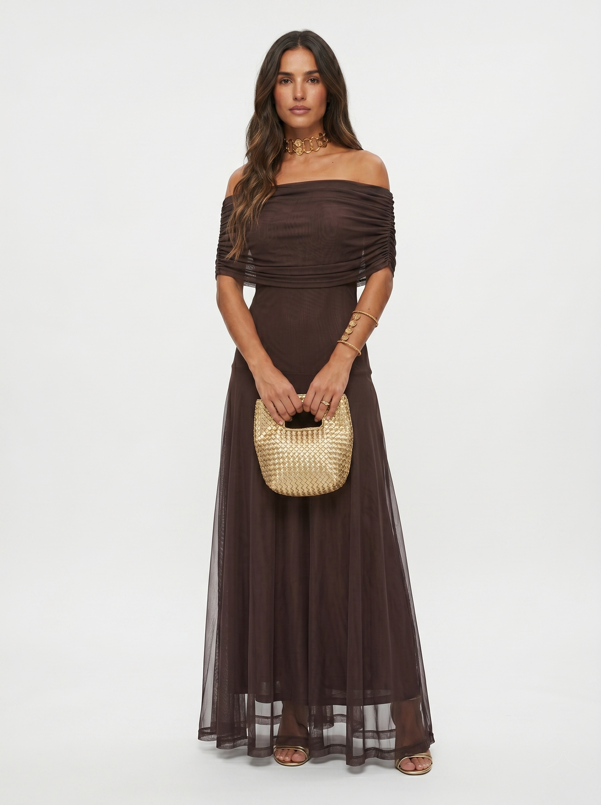 Thea | One-Shoulder-Maxikleid mit Print