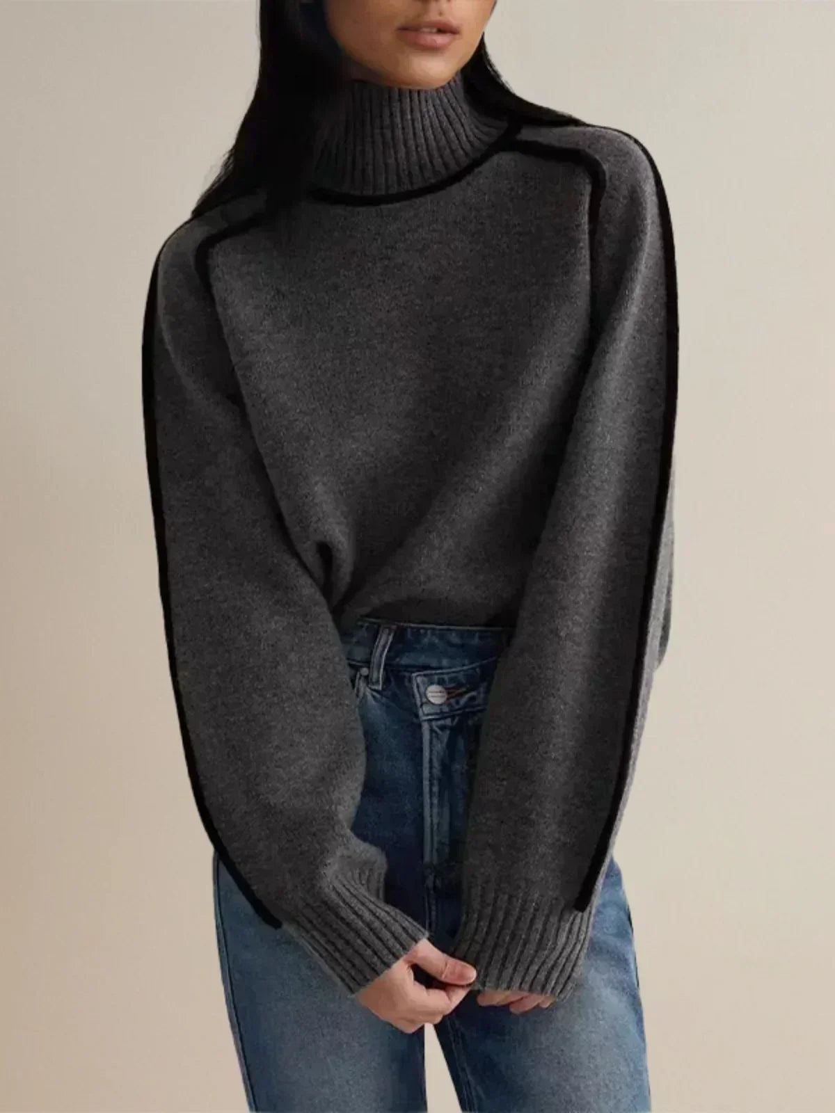Seraphina - Eleganter Rollkragenpullover