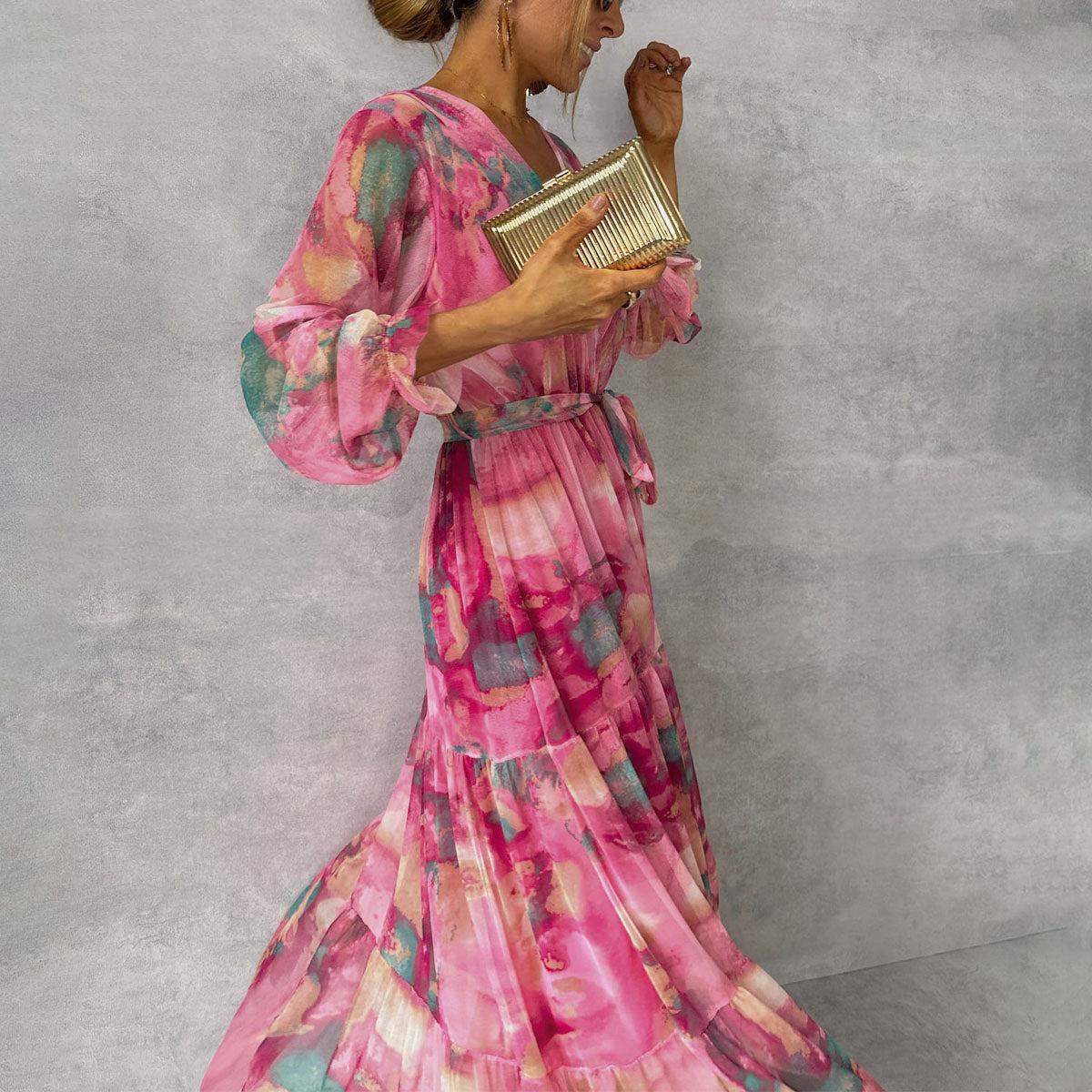 Hazel™ | Geblümtes Wickelkleid