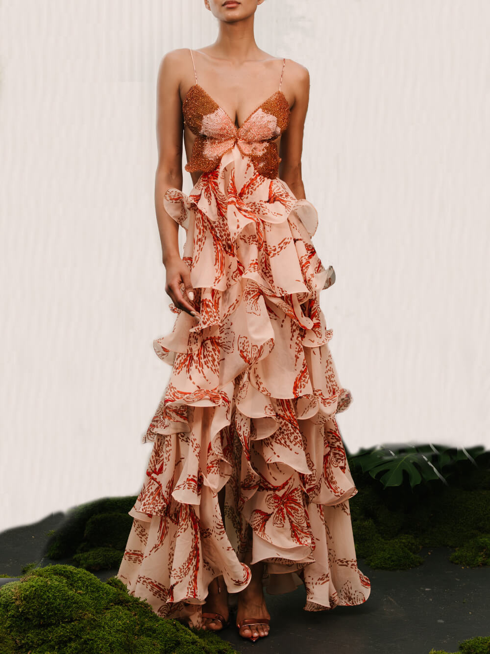 La Scintilla | Maxi-Kleid Papillon Unterschrift