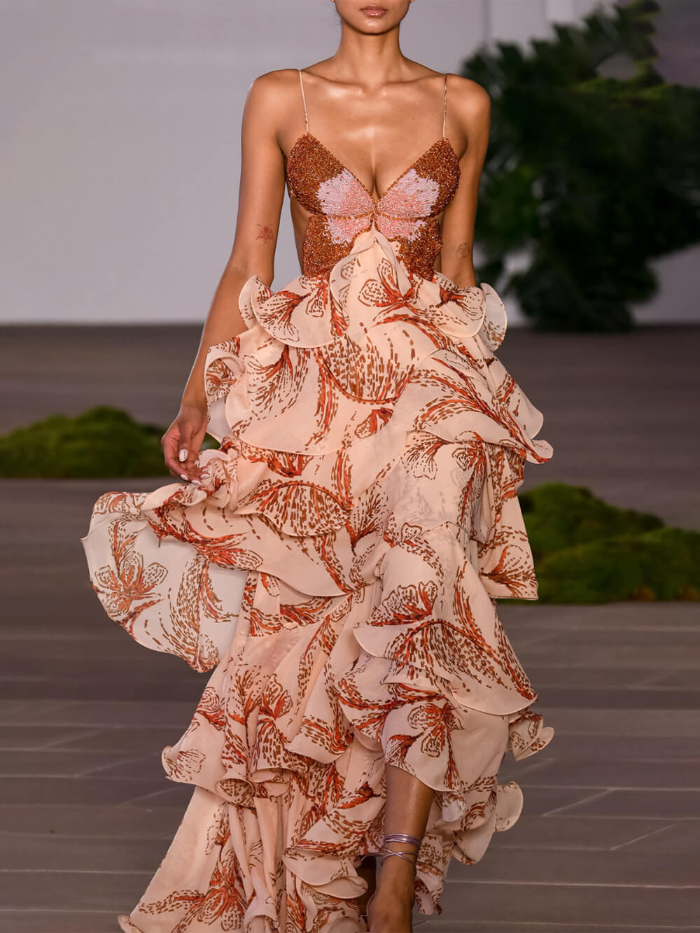 La Scintilla | Maxi-Kleid Papillon Unterschrift