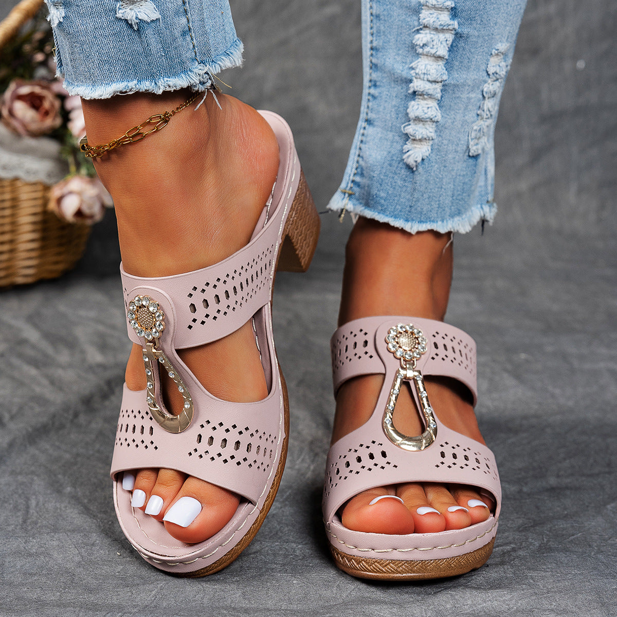 Isabella™ | Orthopädische Komfortsandalen mit hohem Absatz