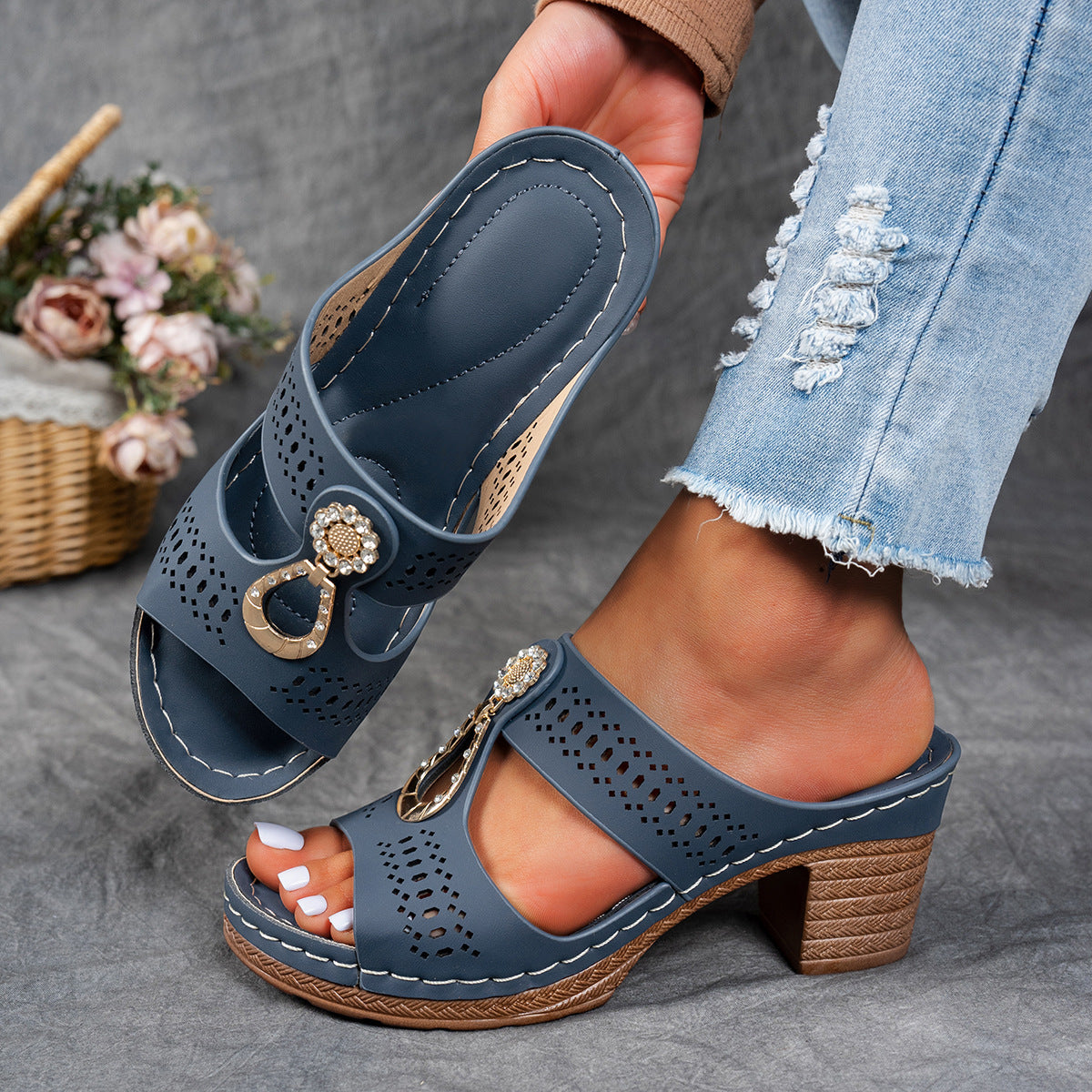 Isabella™ | Orthopädische Komfortsandalen mit hohem Absatz