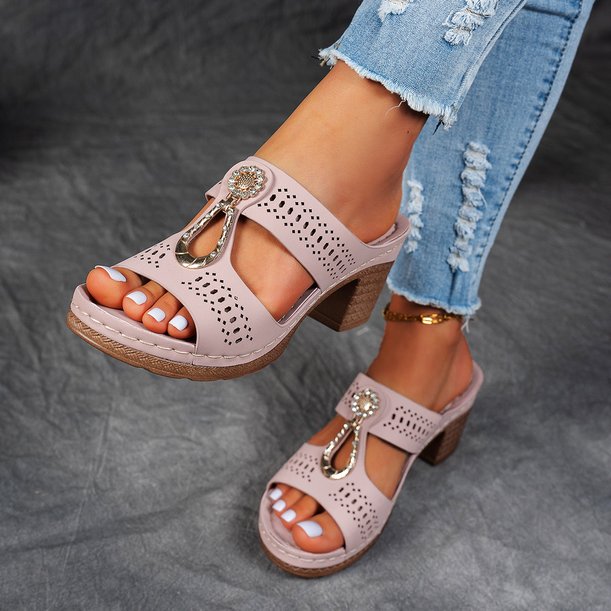 Isabella™ | Orthopädische Komfortsandalen mit hohem Absatz