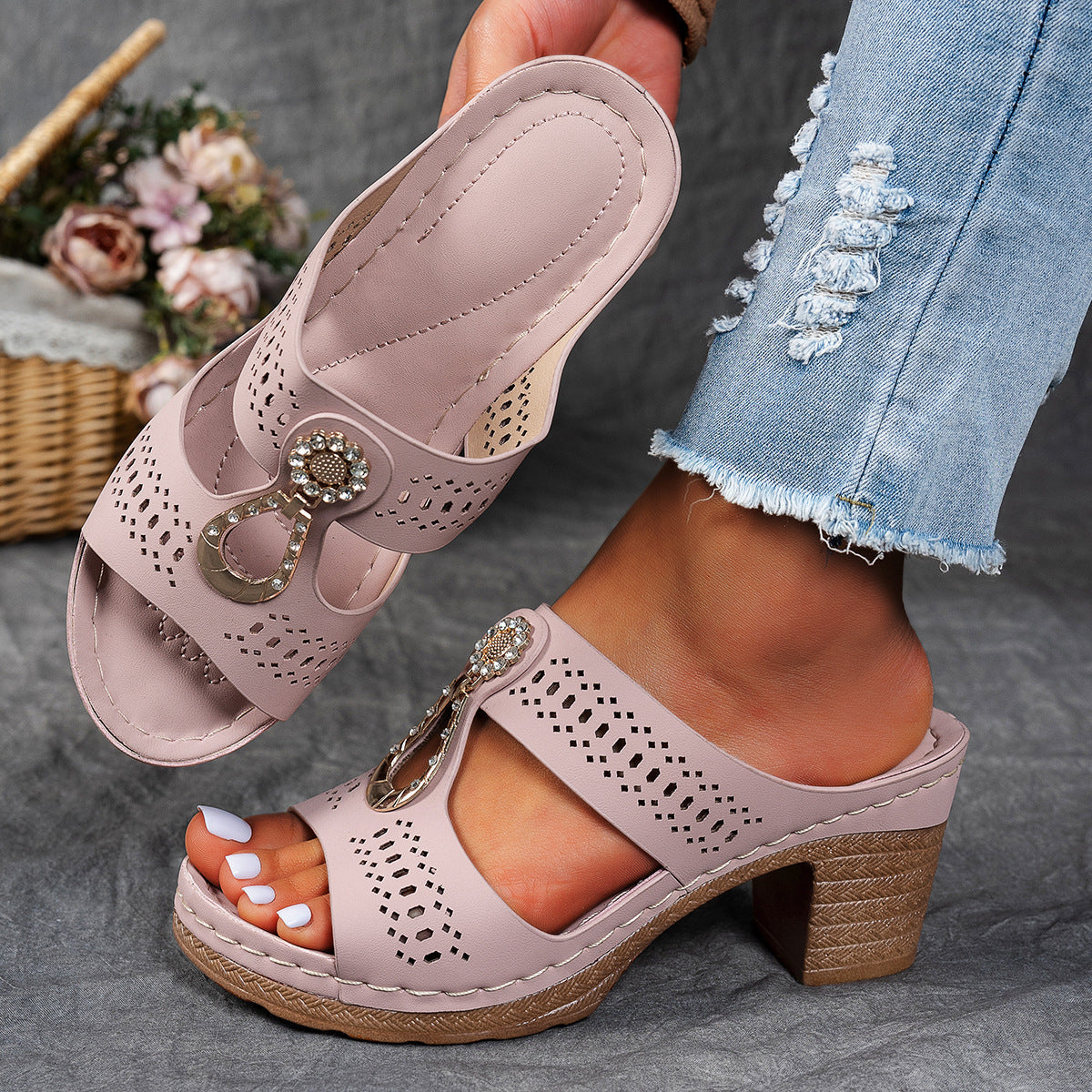 Isabella™ | Orthopädische Komfortsandalen mit hohem Absatz