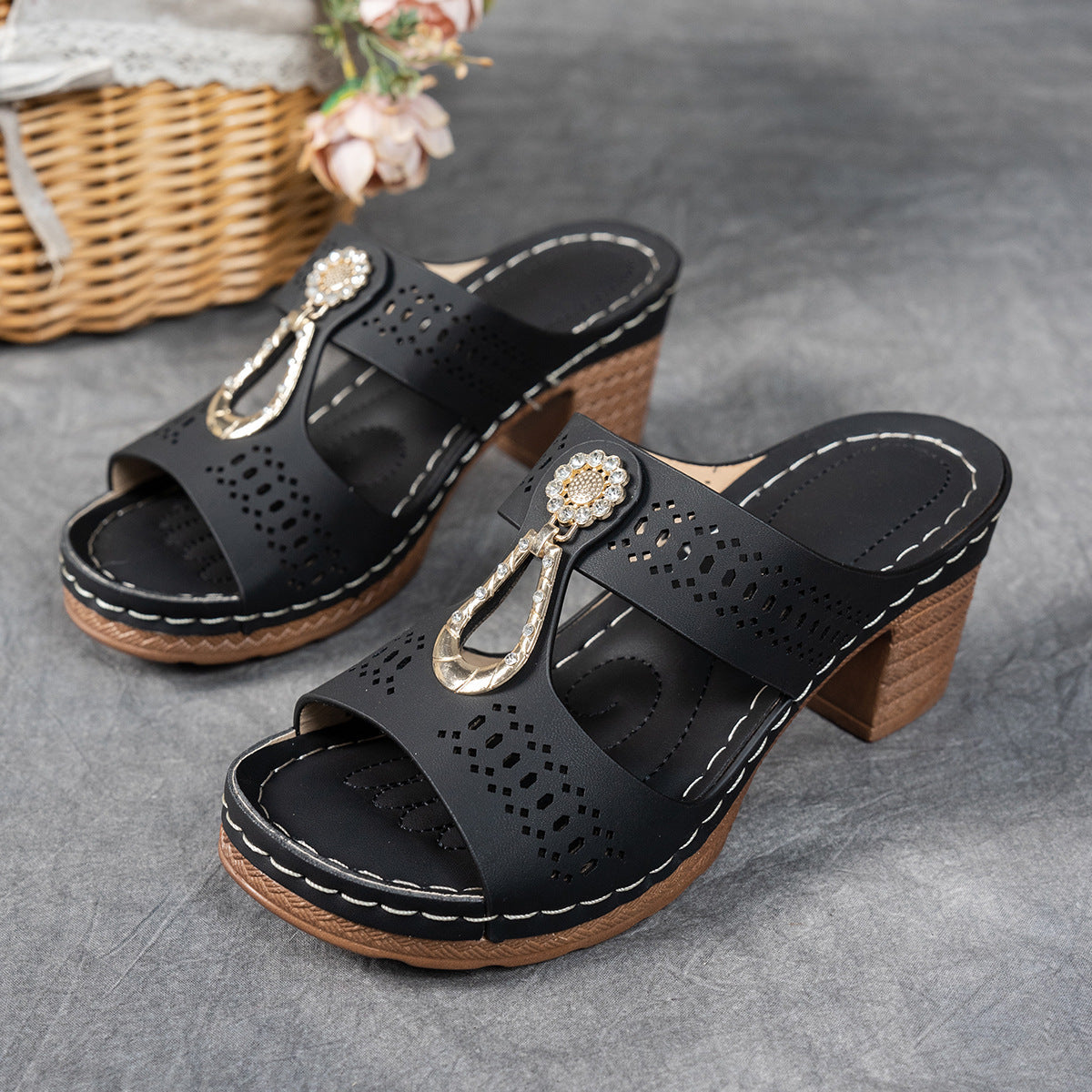 Isabella™ | Orthopädische Komfortsandalen mit hohem Absatz